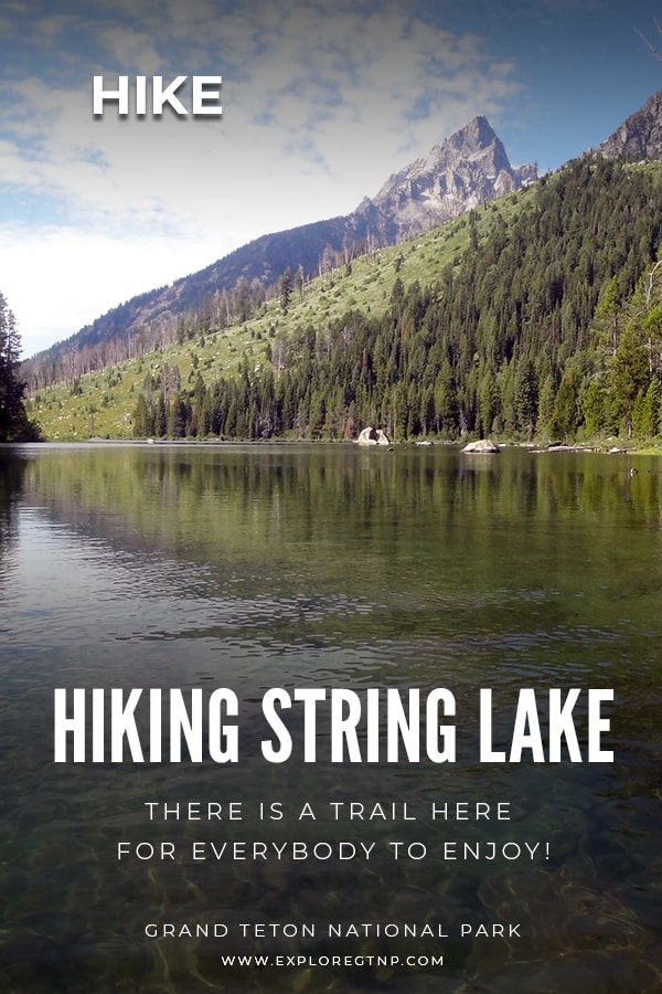 String Lake Hiking Trails Pin