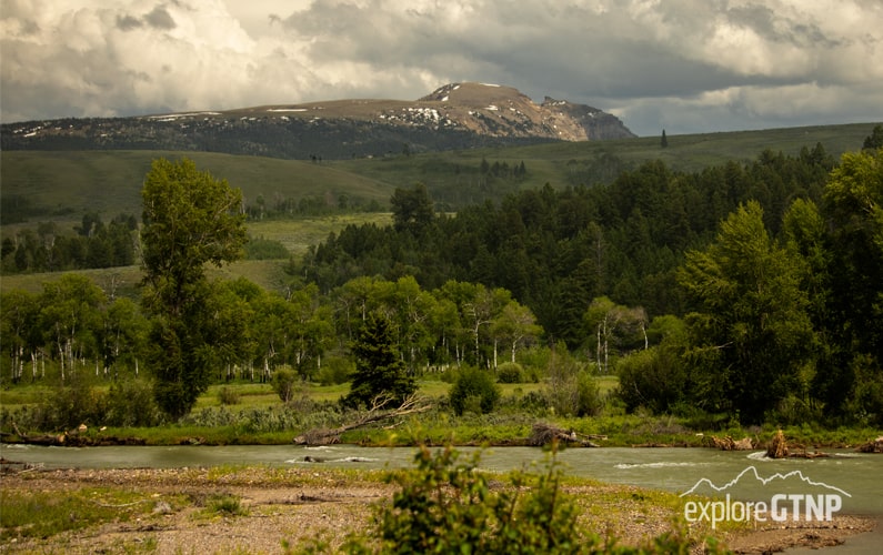 Grand Teton - Sleeping Indian view from Gros Ventre Road Pullout