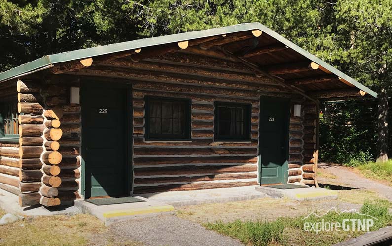 Grand Teton National Park Lodging - Colter Bay Cabins 225 and 223