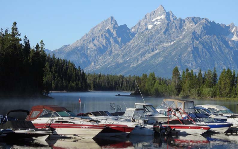 Grand Teton National Park Colter Bay Marina