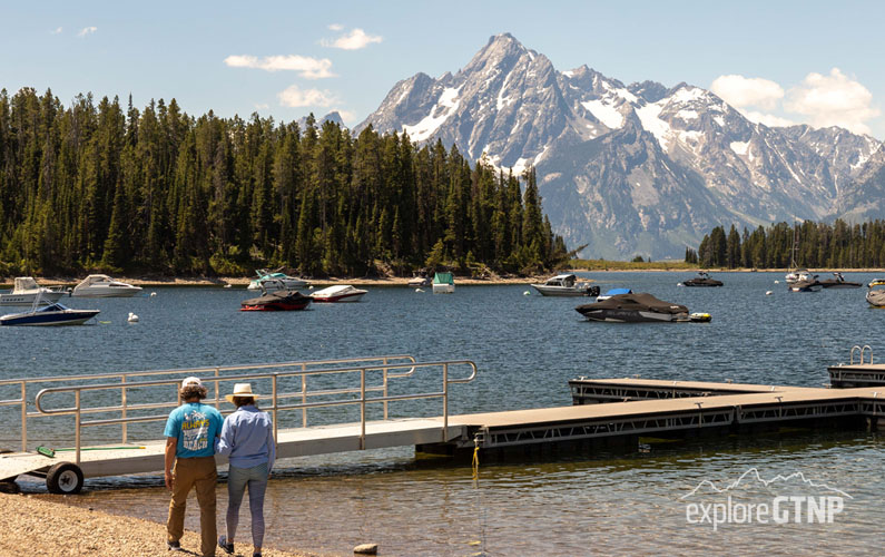 Leeks Marina at Grand Teton National Park