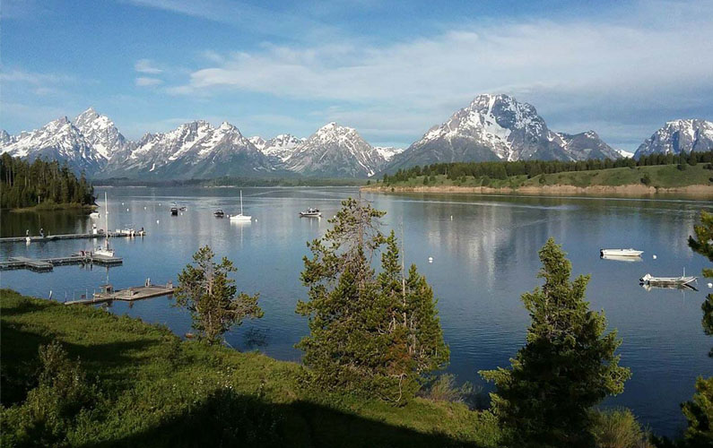 Signal Mountain Bay at Grand Teton National Park