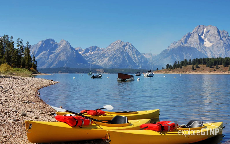 Grand Teton National Park Signal Mountain Lodge Marina