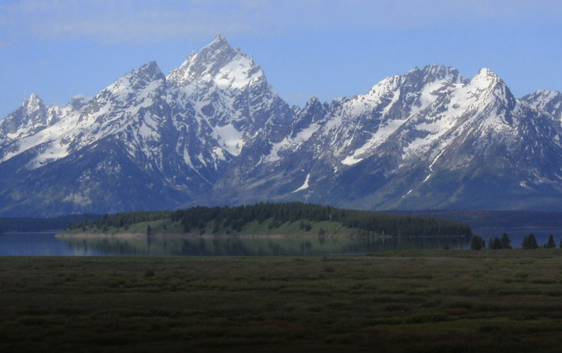 View of Tetons