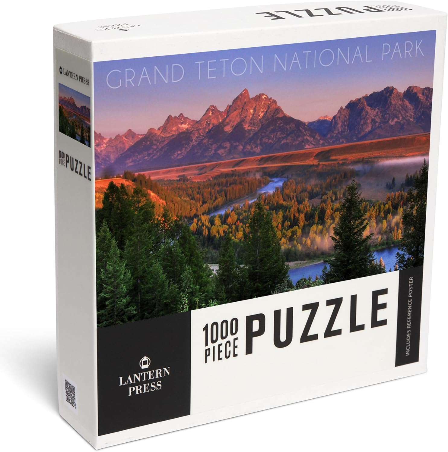 Jigsaw Puzzle Box with image of the Snake River Overlook in Grand Teton National Park