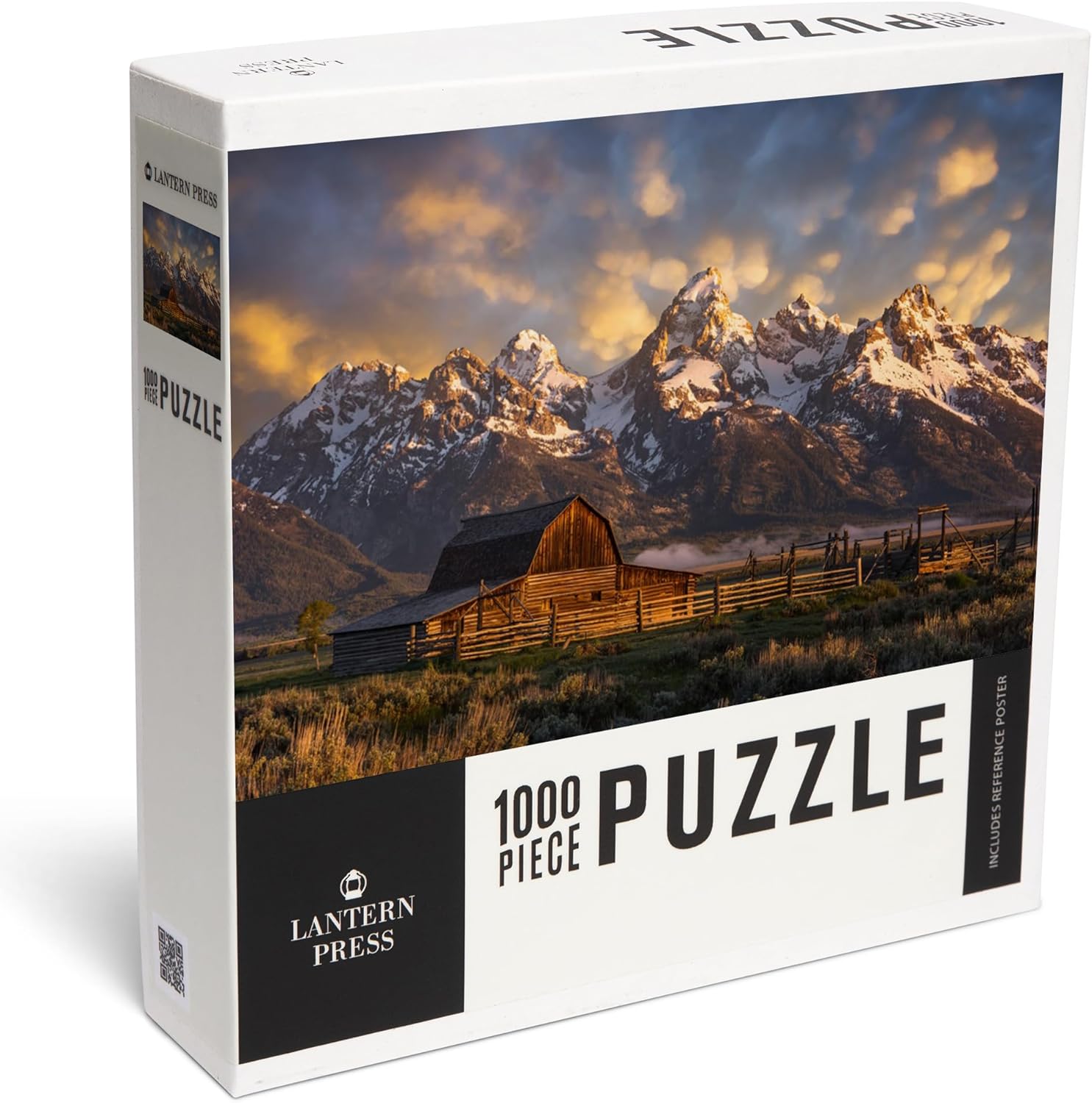 Jigsaw Puzzle Box with image of the John Moulton Barn in Grand Teton National Park