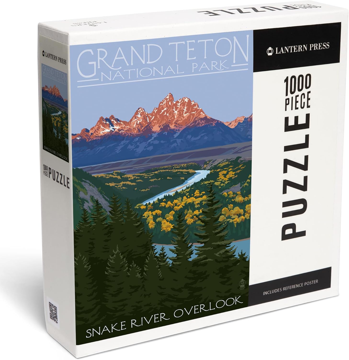 Jigsaw Puzzle Box with image of the Snake River Overlook in Grand Teton National Park