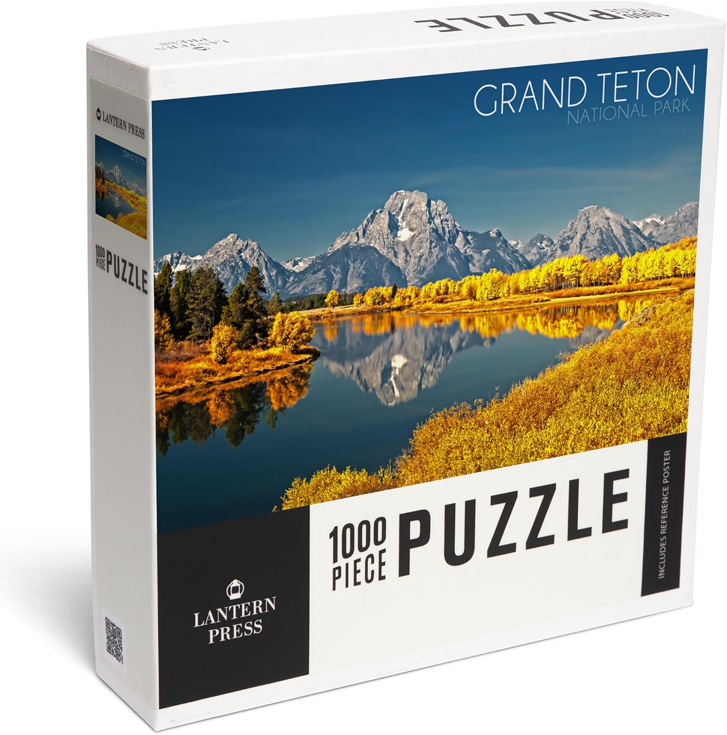 Jigsaw Puzzle Box with image of Oxbow Bend in Autumn in Grand Teton National Park