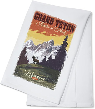 Grand Teton Tea Towel